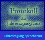 zum Protokoll der Jahrestagung 2012